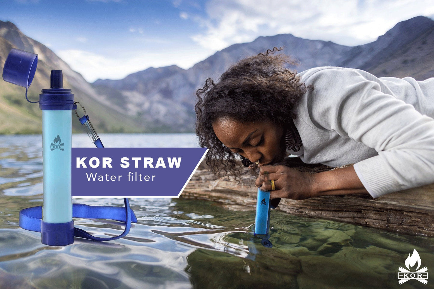 KOR Drinking Straw with tube attachment