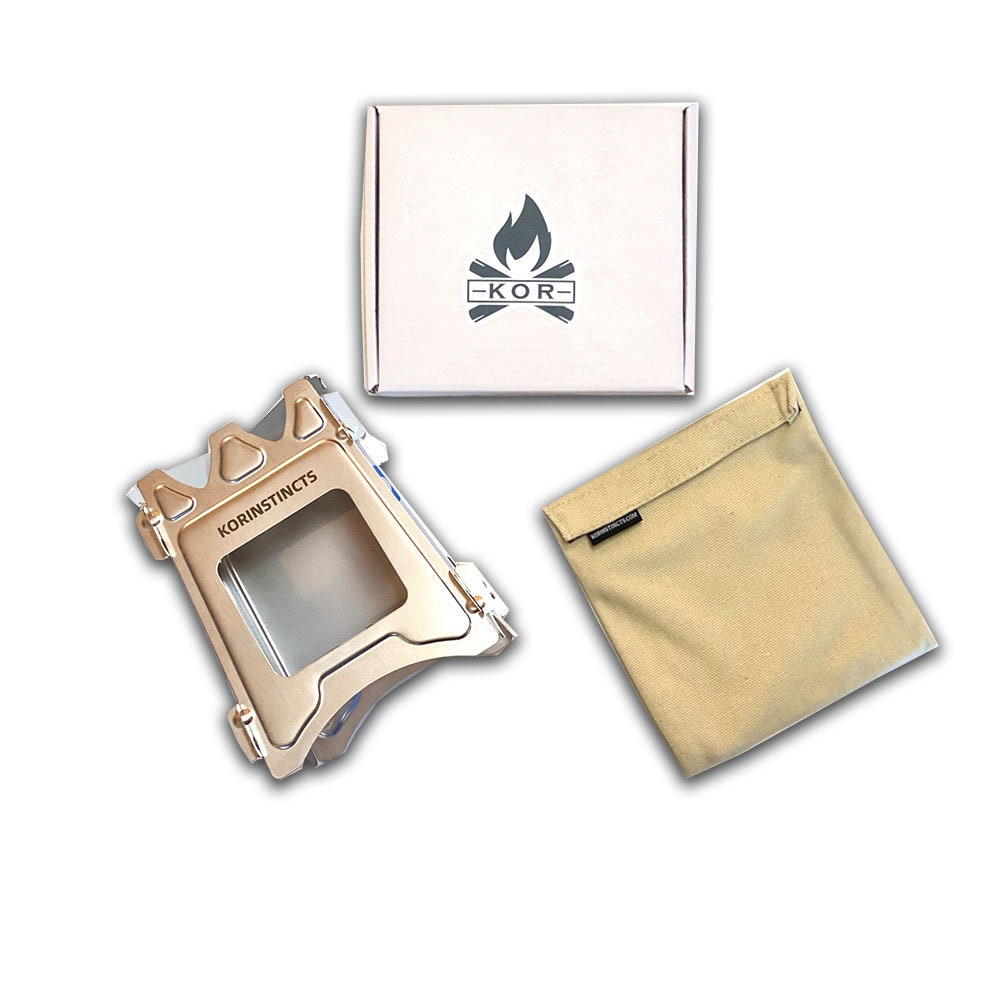 KOR Flatpack Stove w/unwaxed Canvas bag