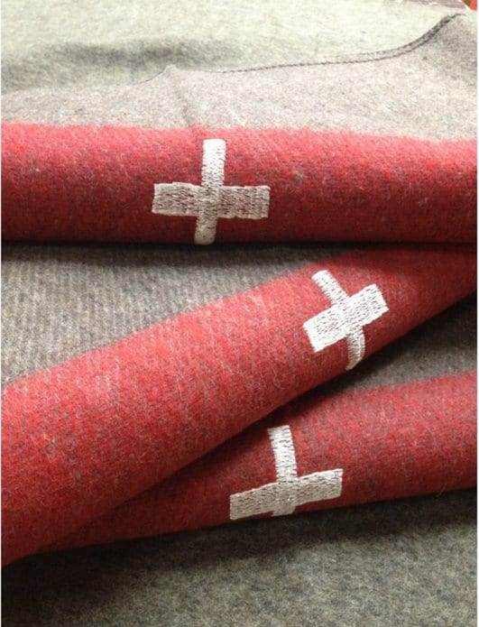 SWISS Style army Military Wool blanket