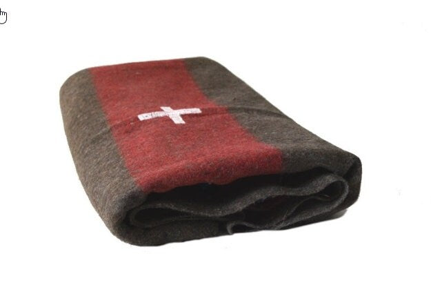 SWISS Style army Military Wool blanket
