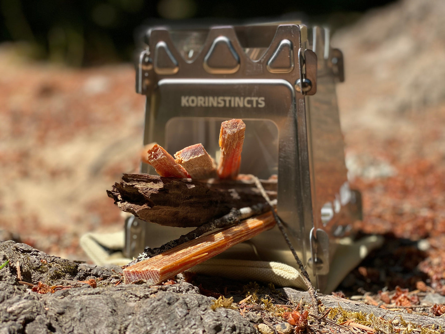KOR Flatpack Stove w/unwaxed Canvas bag