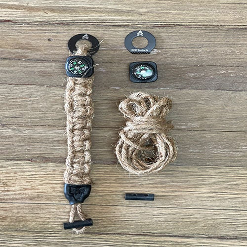 KOR Bracelet w/Ferro Rod and compass