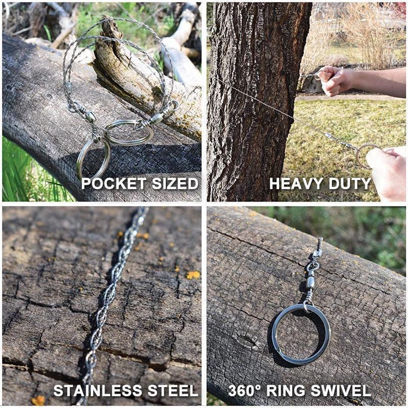 Stainless Steel Wire Saw w/handles