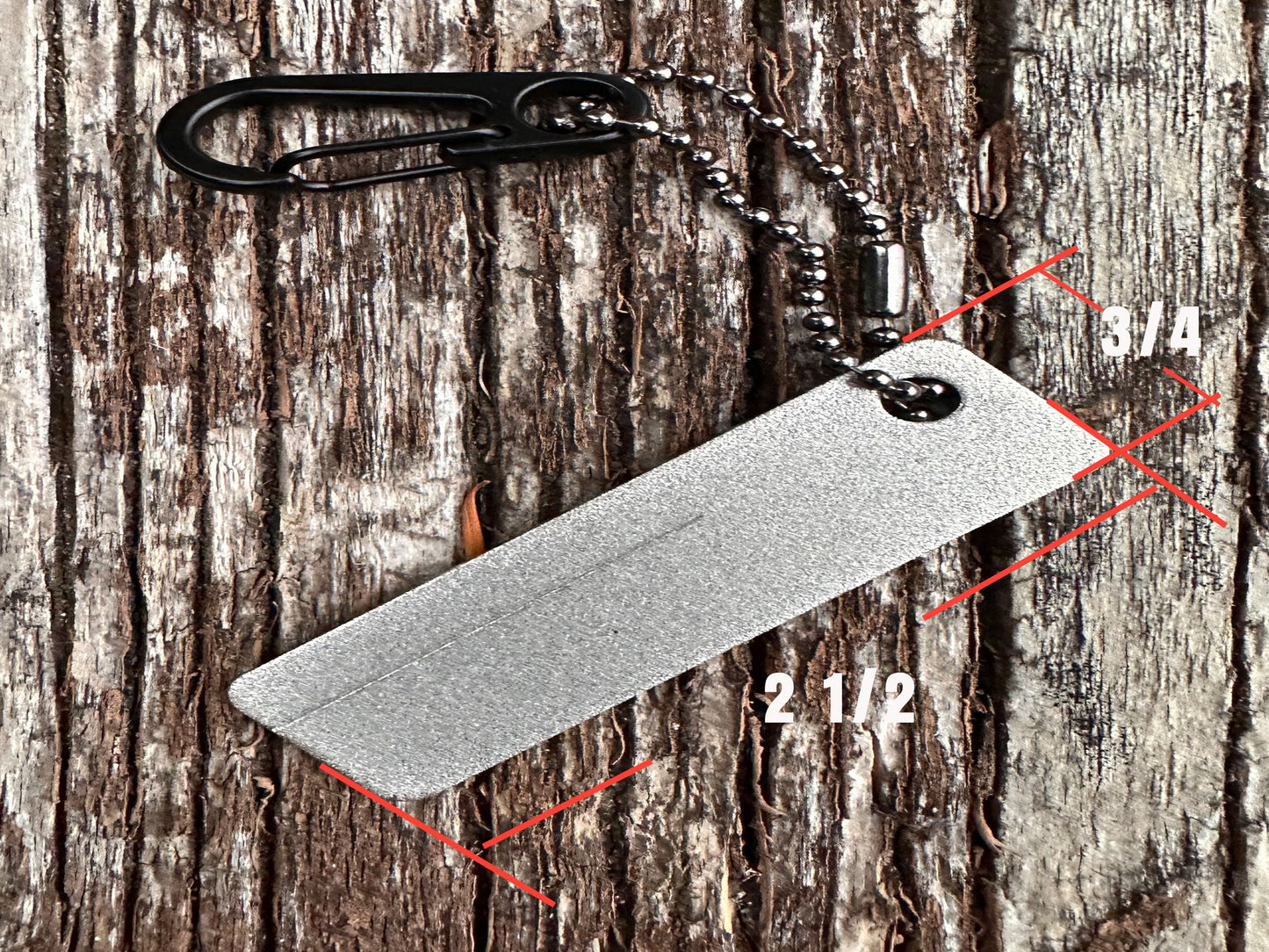 Small Diamond Knife sharpener w/carabiner