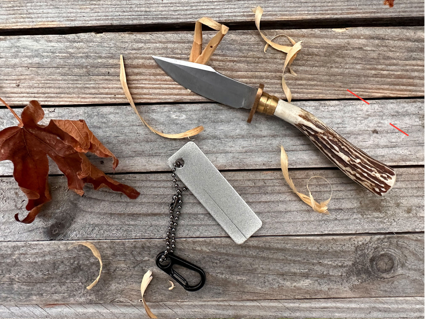 Small Diamond Knife sharpener w/carabiner