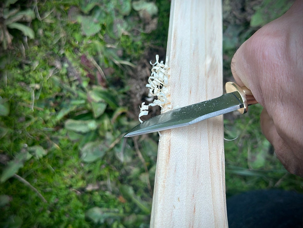 All hand made Custom Stag Horn Neck Knife w/ leather Sheath and ferro rod holder.