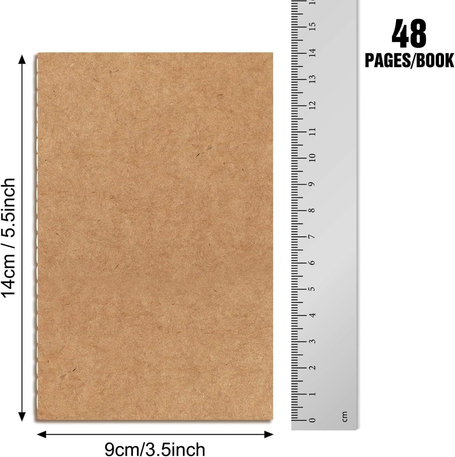 Wooden Branch Ballpoint Pens, 5" & 3.5 x 5.5 Pocket Notebooks