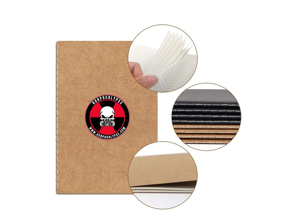 Wooden Branch Ballpoint Pens, 5" & 3.5 x 5.5 Pocket Notebooks