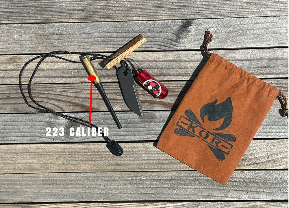338 or 223 caliber fire starter kit
