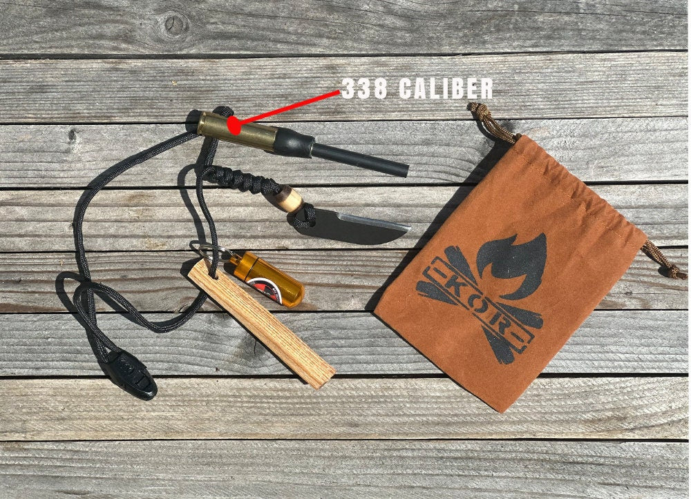 338 or 223 caliber fire starter kit