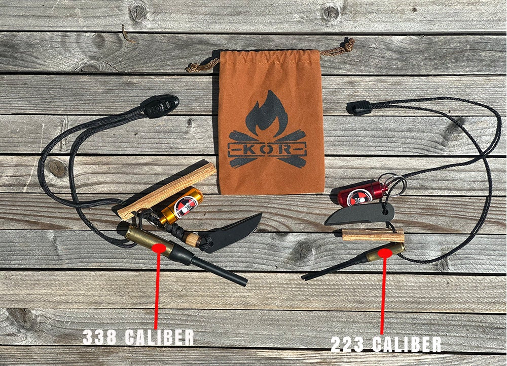 338 or 223 caliber fire starter kit