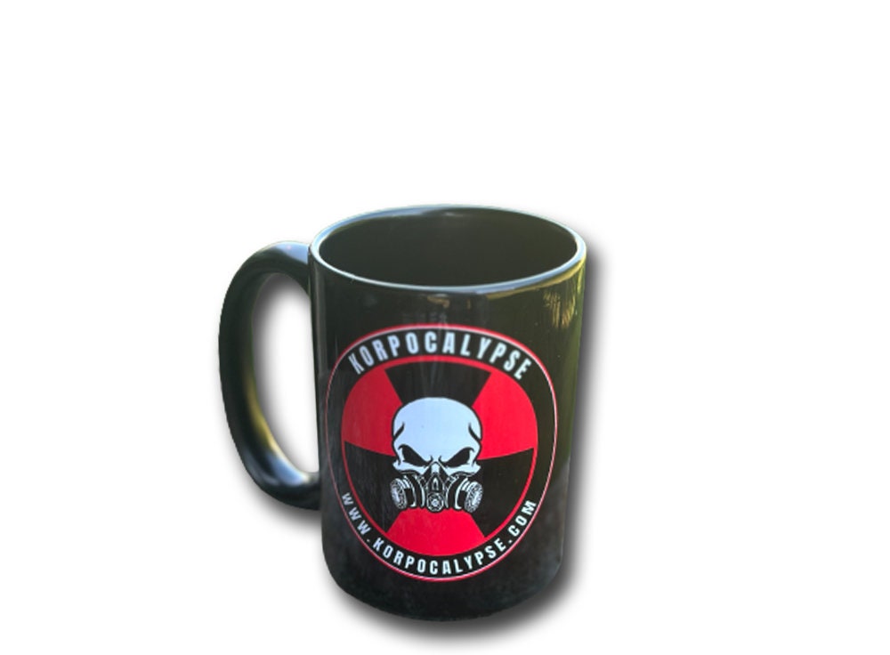 High Quality KORPOCALYPSE logo printed classic 15oz Coffee cup