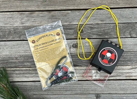 Compass + Pace count beads