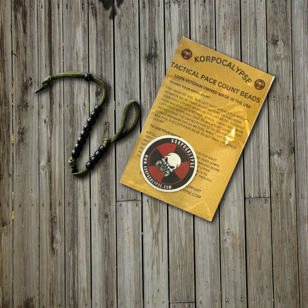 Compass + Pace count beads